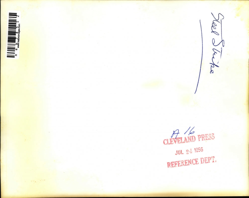 1956 Press Photo Pittsburgh Pennsylvania United Steel Workers Union Negotiations