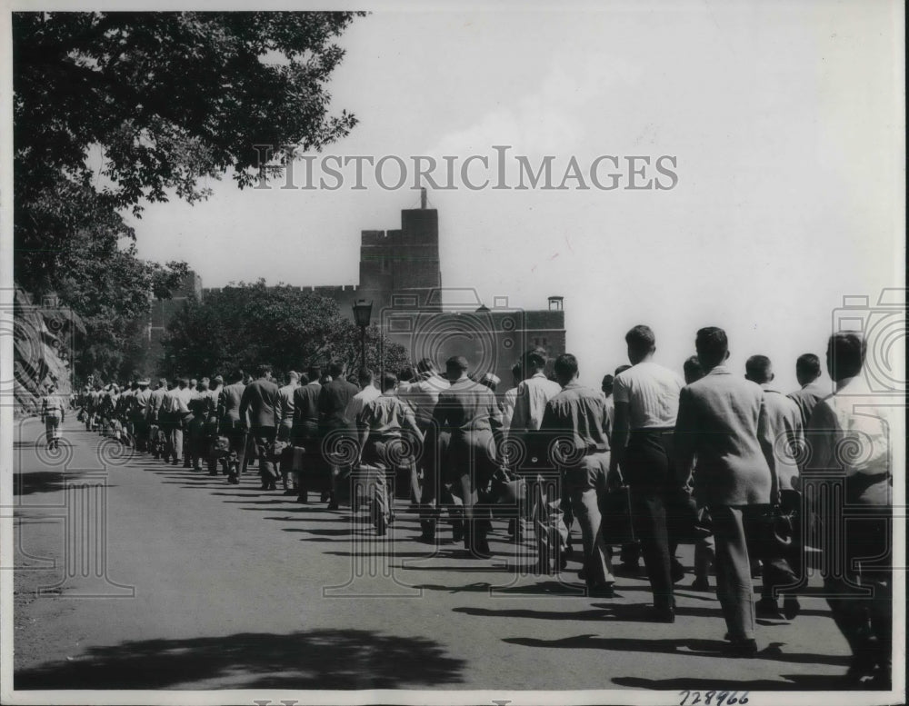 1944 Press Photo West Point,NY Cadet candidates at US Military Academy- Historic Images