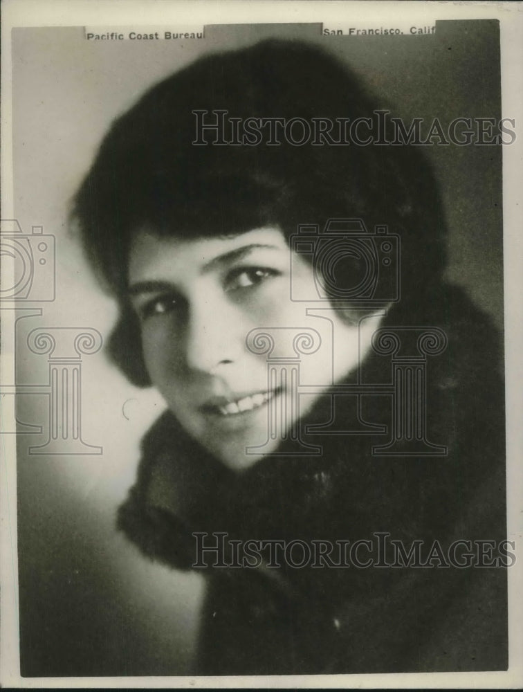 1926 Press Photo Beryl Mills chosen "Miss Australia"- Historic Images