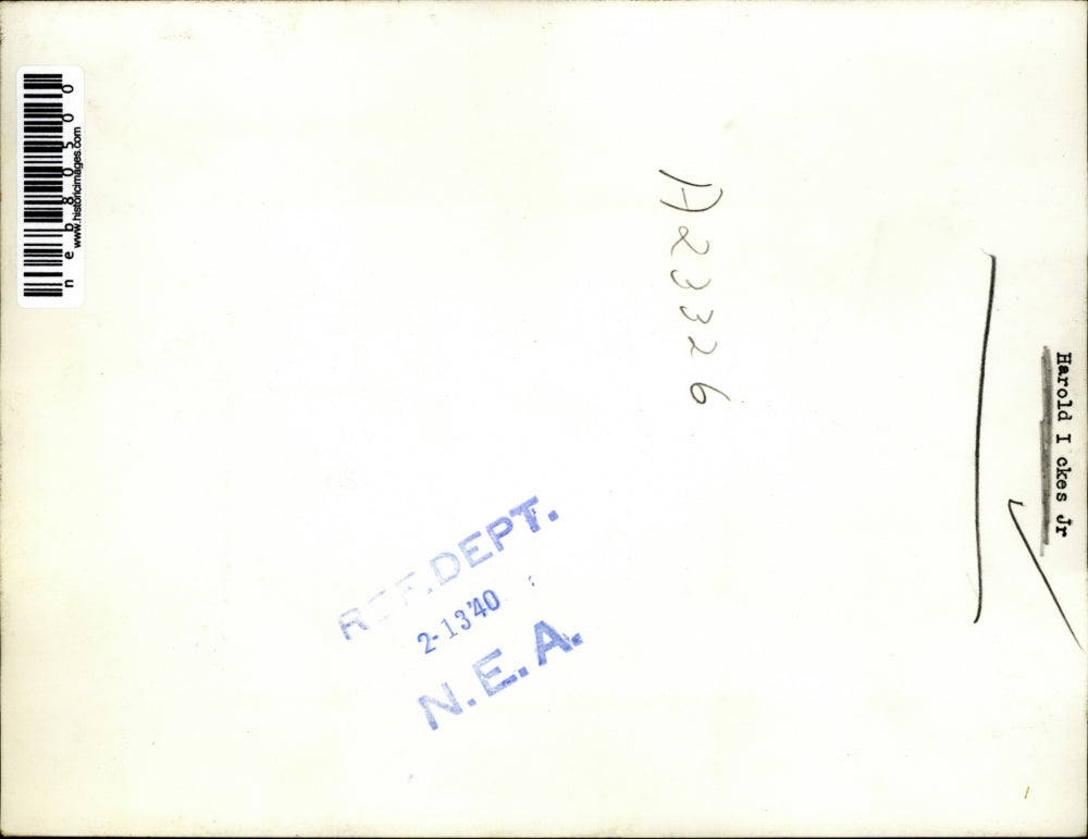 1940 Press Photo Harold ickes Jr Baby