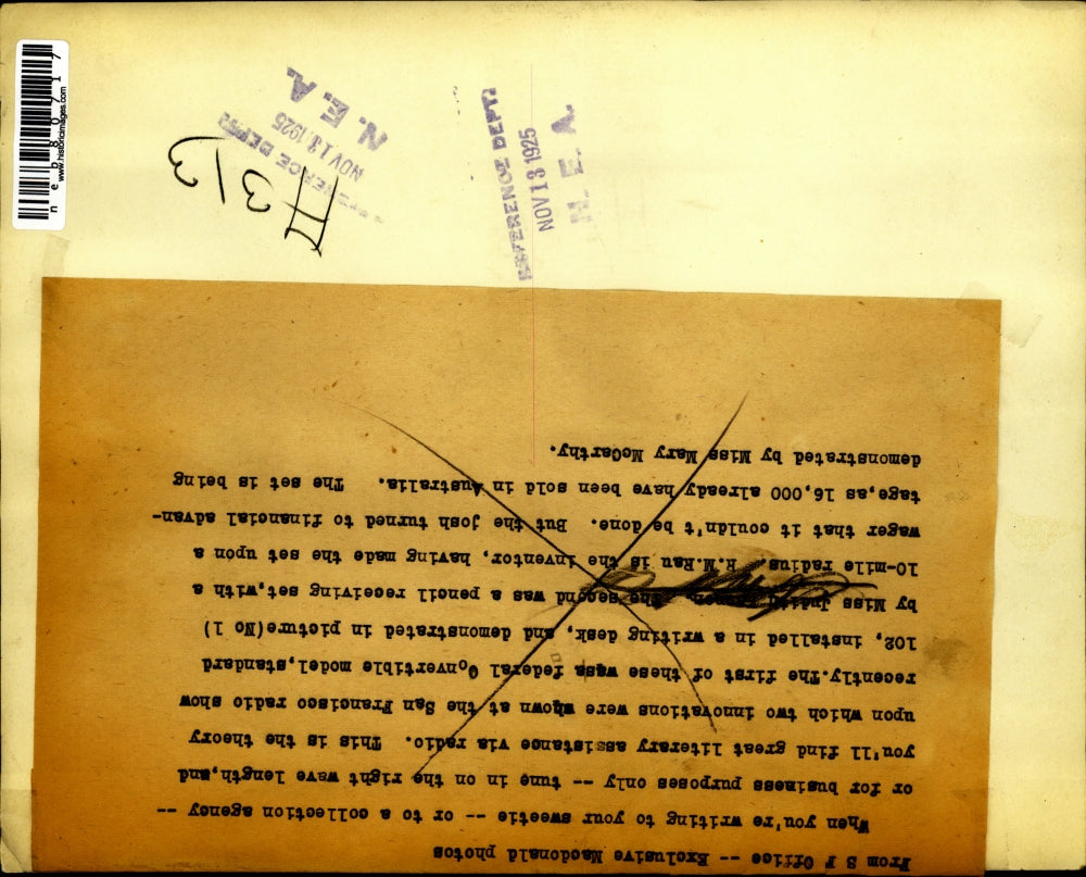 1925 Press Photo Financial Adviser Miss Mary McCarthy