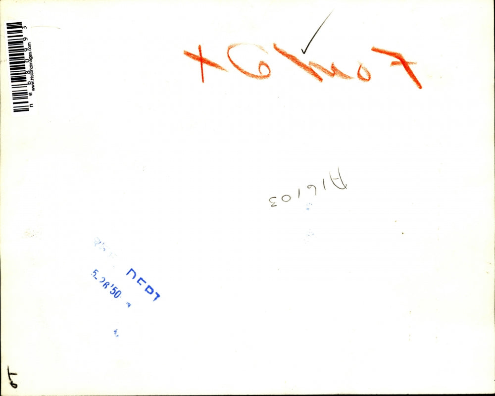 1950 Press Photo Grand Rapids, Ohio Vollman's Park flooded by Maumee River