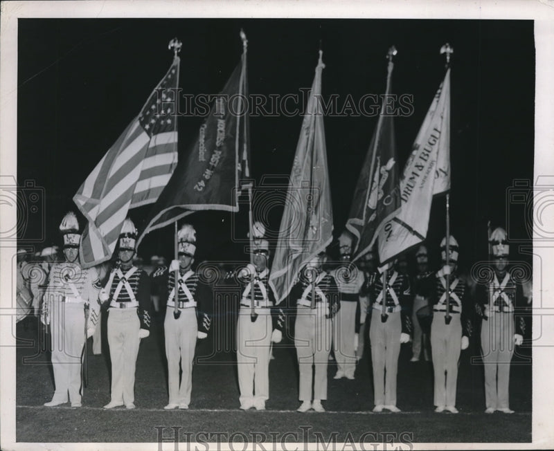 Load image into Gallery viewer, 1946 Press Photo Anderson-Dunn-Kochkiss Post 42 Marching Band Winners
