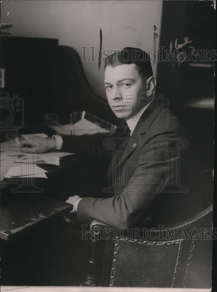 1920 Press Photo Clarence McLeod at 25 became the youngest member of US Congress