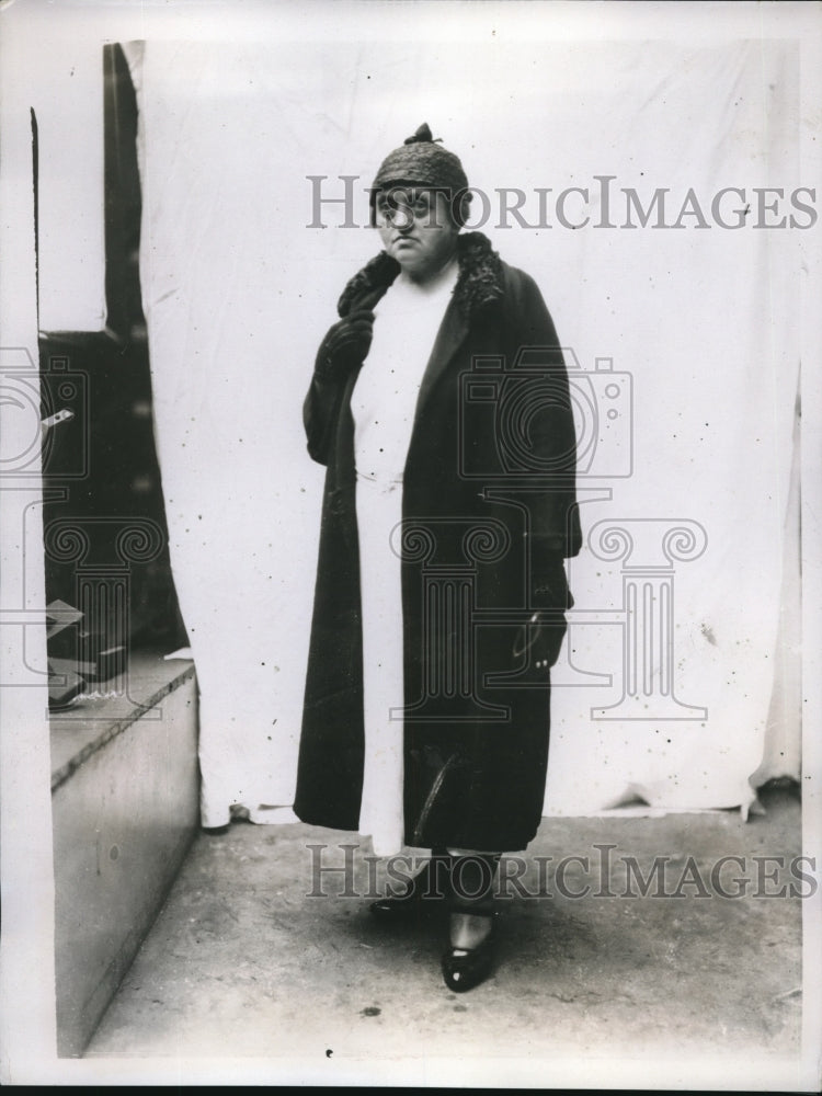 1934 Press Photo Mrs Helen Crist at Hauptman trial for Lindbergh baby kidnap
