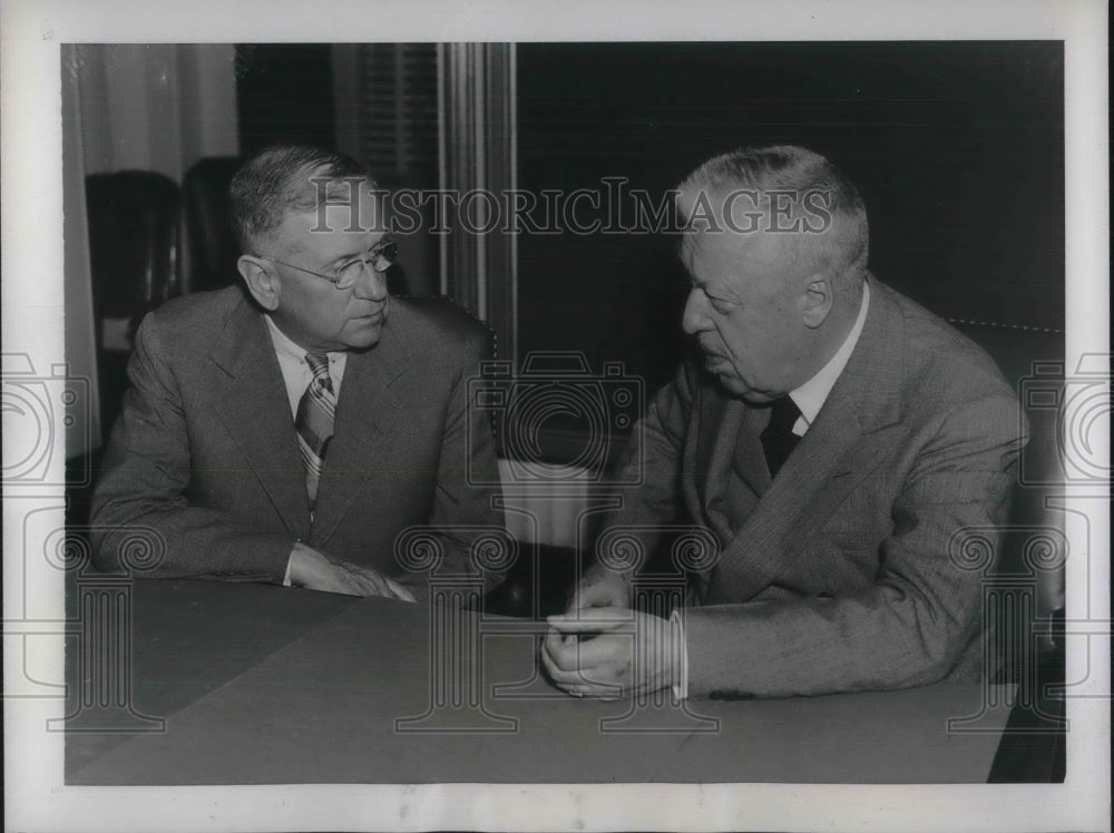 1937 Press Photo Secretary Of The Interior Harold Ickes - Historic Images