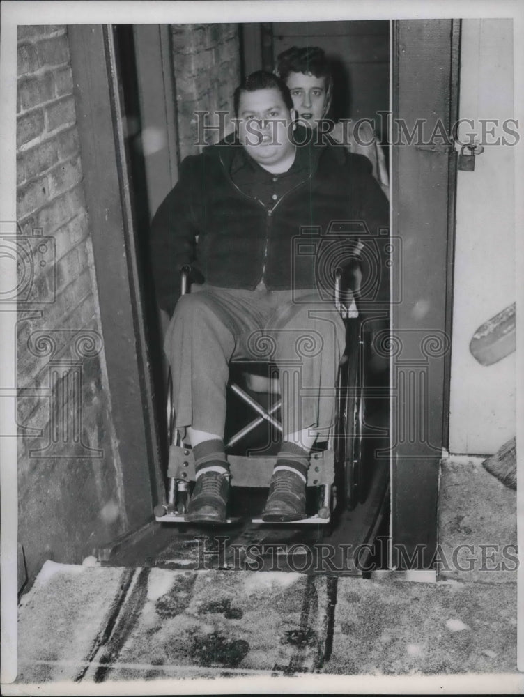 1938 Press Photo Mrs. Mary lehman r. Allbert