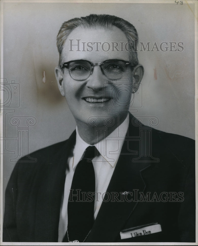 1956 Press Photo Ray Mitchell Republican Candidate For Arkansas Governor- Historic Images