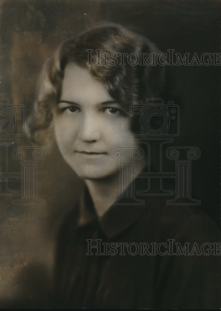 1929 Press Photo Lilah Mawhinney, Janesville, Wis coed & preacher at Univ of Wis