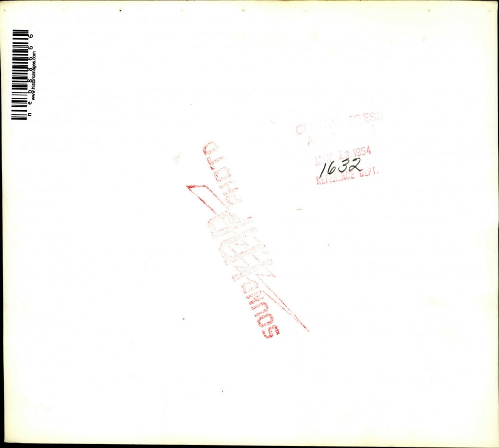 1954 Press Photo Phila.PA. Composer Irving Berlin gets degree fromTemple Univ