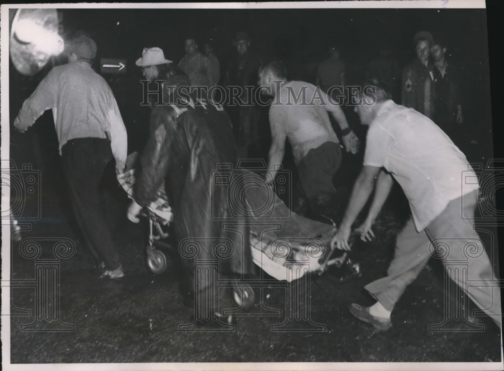 1955 Press Photo Casualty in Andover Ohio- Historic Images