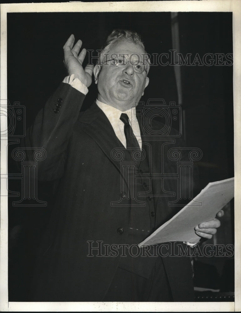 1939 Press Photo Wash.D.C. Luther Walther Chaicao Great W. RR bankruptcy case