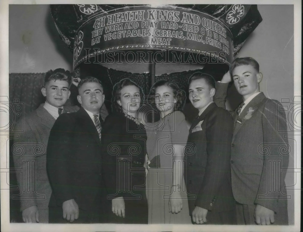 1939 Press Photo Healthiest of 1,300,000 4H Club Members at Chicago