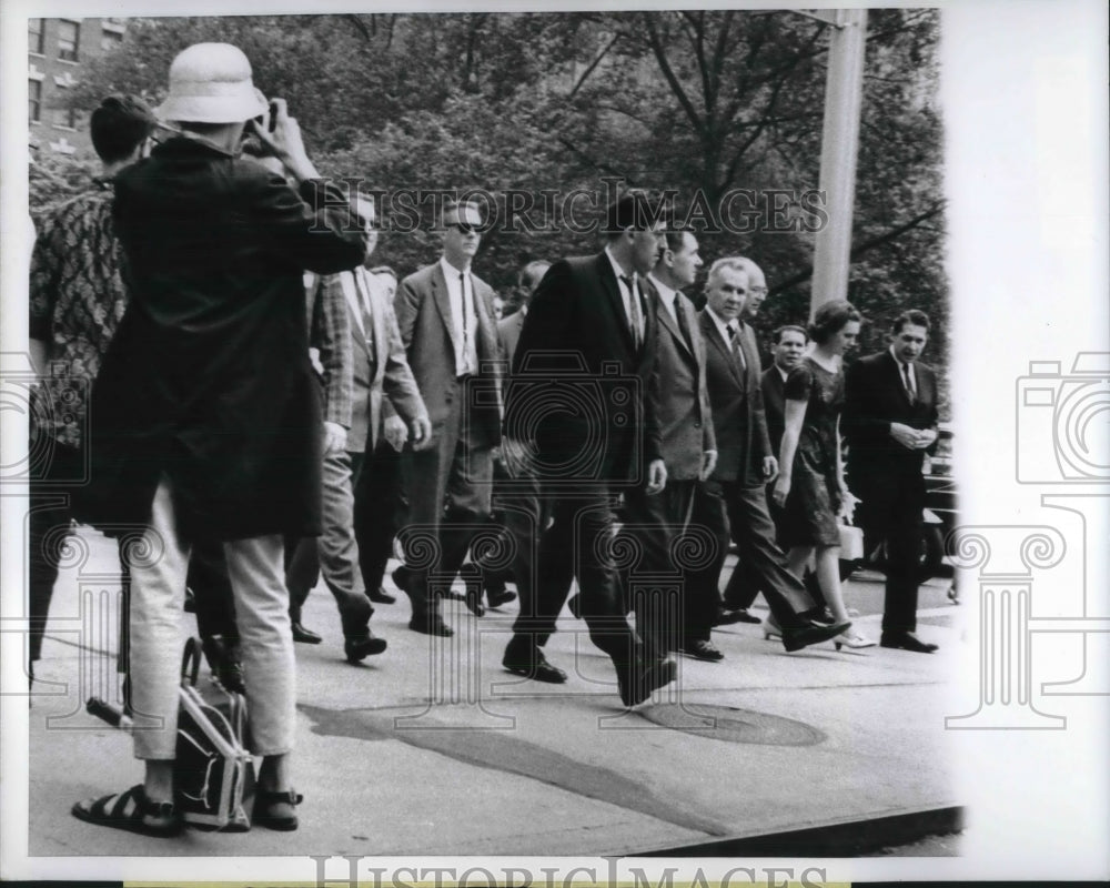 1967 Press Photo Soviet Premier Alexei Kosygin on a tour of NYC- Historic Images