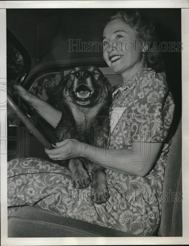 1940 Press Photo Mrs. Marie Lereceveau Wood American Red Cross- Historic Images