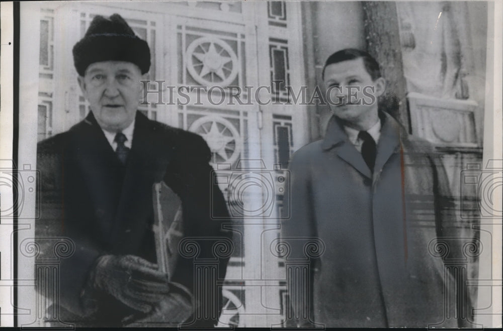 1962 Press Photo US Ambassador Llewellyn Thompson Kempton Jenkins