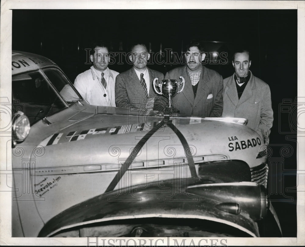 1945 Press Photo NYC, Dan Musso,Diego Marti,Luis E Souit,Juan Plink , Brazilian