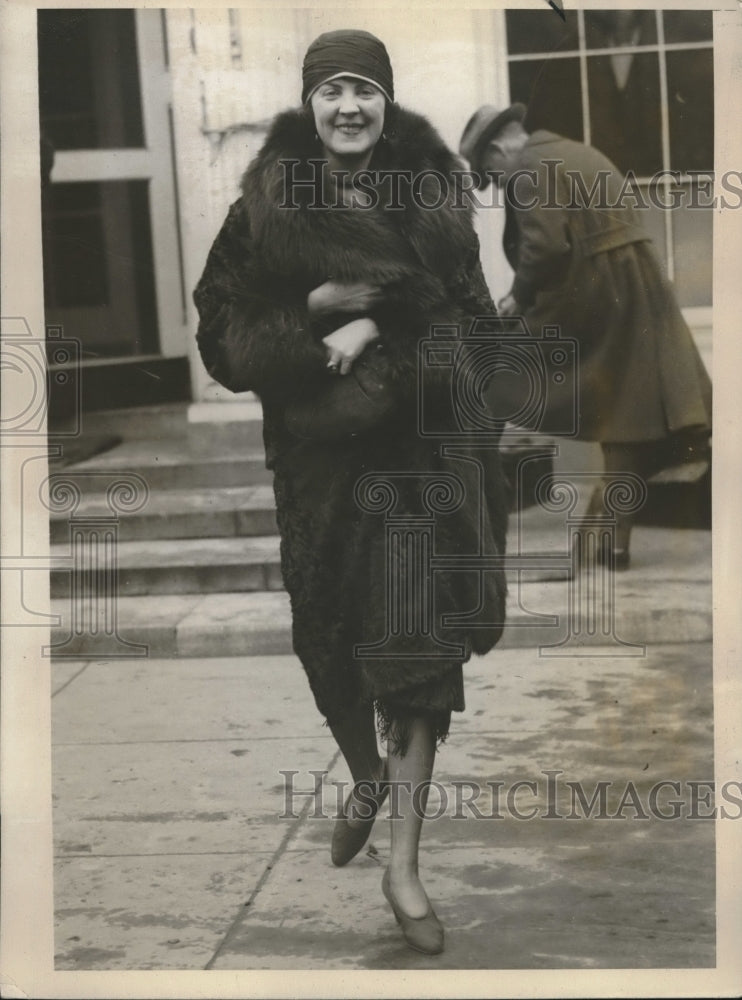 1927 Press Photo Mrs Edward R Thomas, owner publisher NY Morning Telegraph- Historic Images