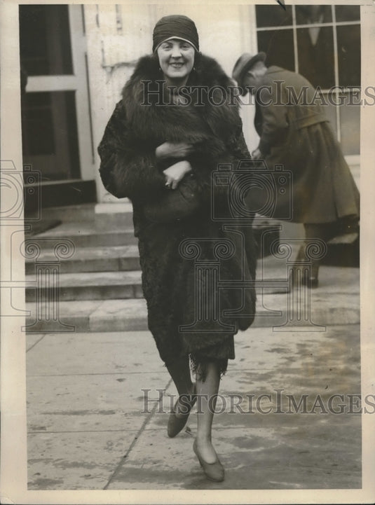 1927 Press Photo Mrs Edward R Thomas, owner publisher NY Morning Telegraph- Historic Images