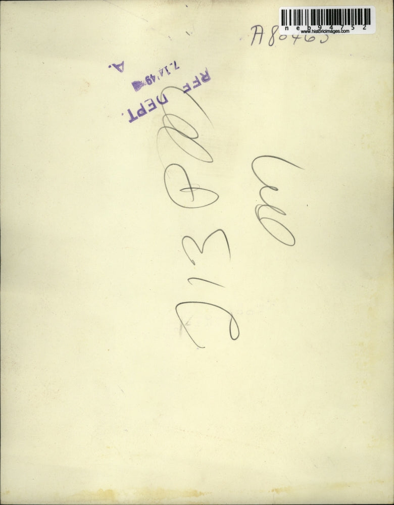 1949 Press Photo Blind Lawyer Leo Stanford Married Fay Baerlocher In St Louis