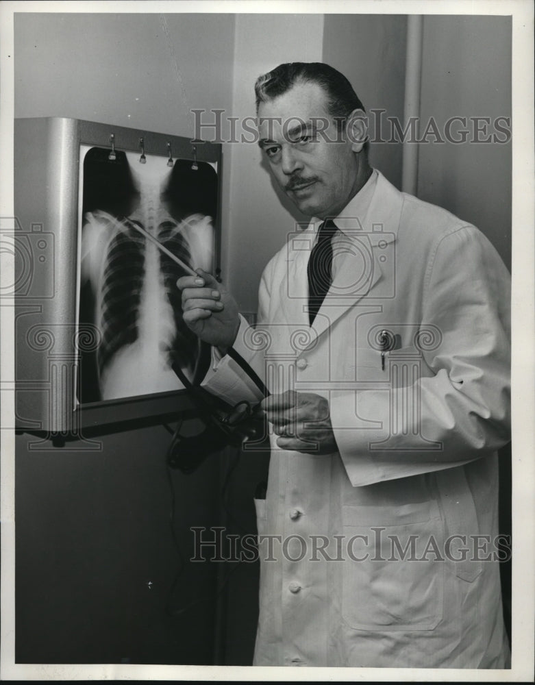 1952 Press Photo Melville Ruick "City Hospital"