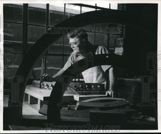 1953 Press Photo GE turbine factory in Schnectady, NY