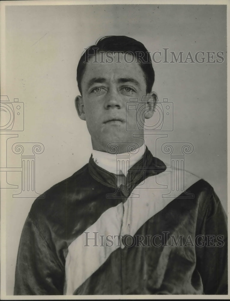 1931 Press Photo Jockey A. Fischer- Historic Images