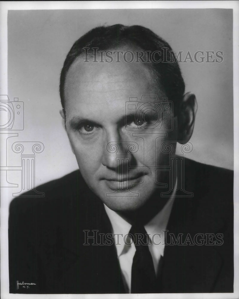 1955 Press Photo Roger S Firestone President Plastics Company - Historic Images