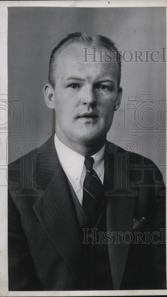 1937 Press Photo Bill Kern eNew Carnegie Tech Coach