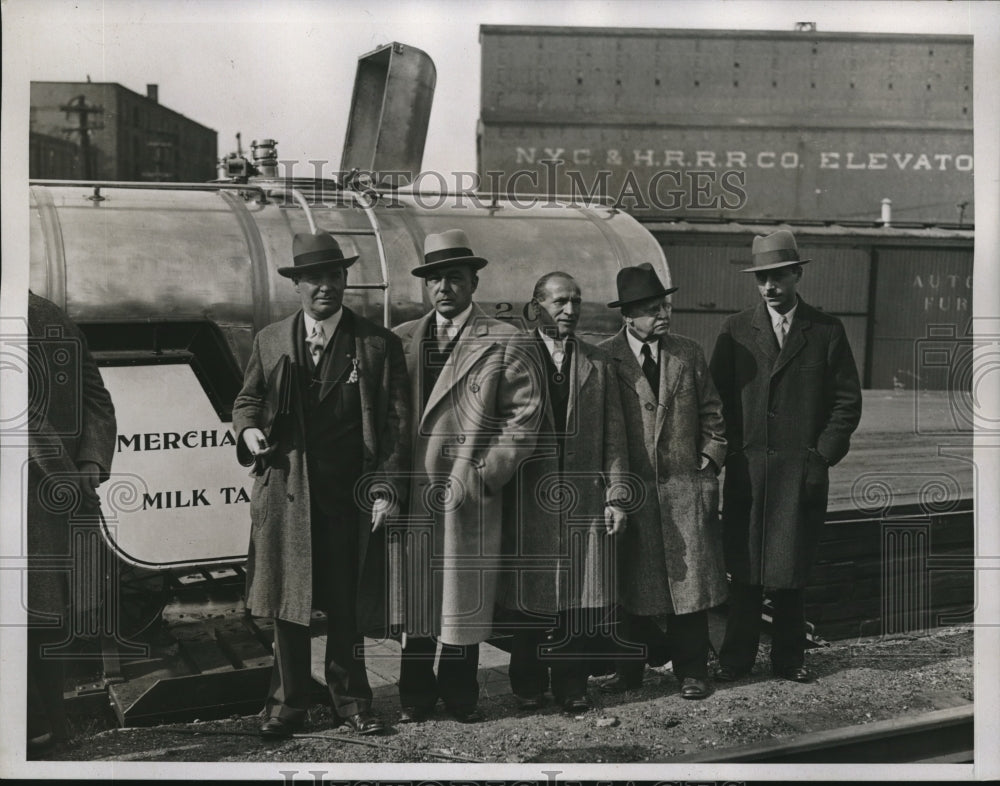 1934 Press Photo Joseph H. Shea, George Loeffler, Frank Rathgeber, W. Doughterty- Historic Images