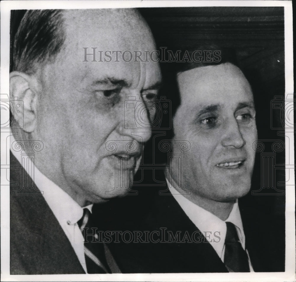 1968 Press Photo NJ assembly Fiore testifies  investigation for organized crime- Historic Images