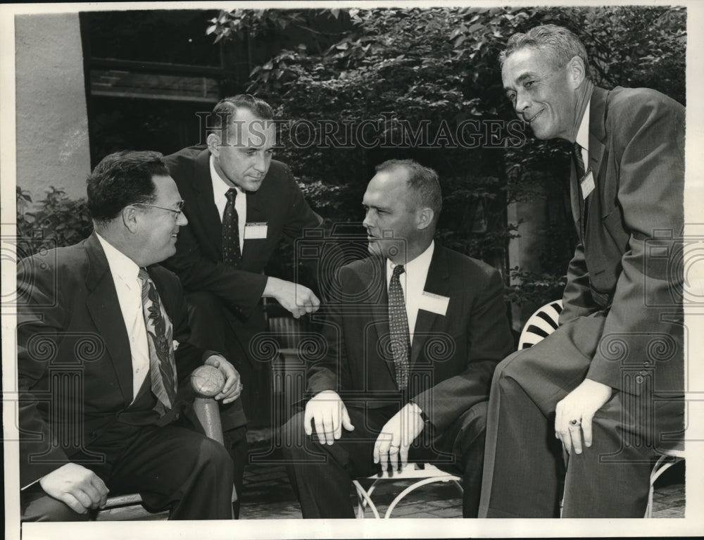 1958 Press Photo Chicago Attorney General's conference-four of the members- Historic Images