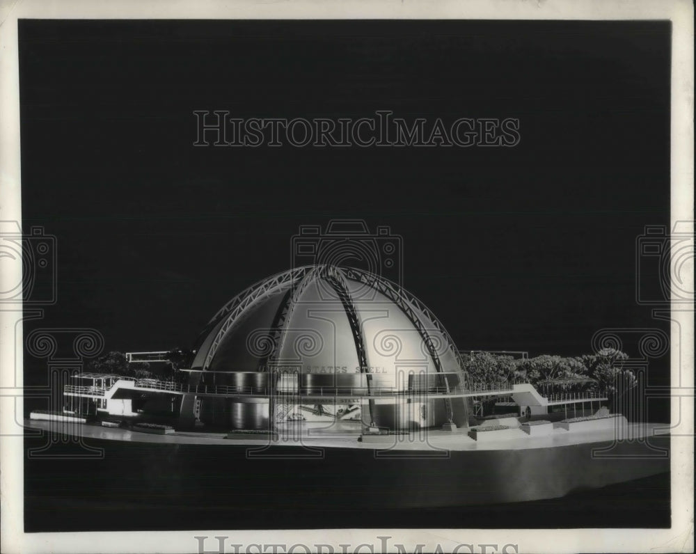 1939 Press Photo A model dome in a display- Historic Images