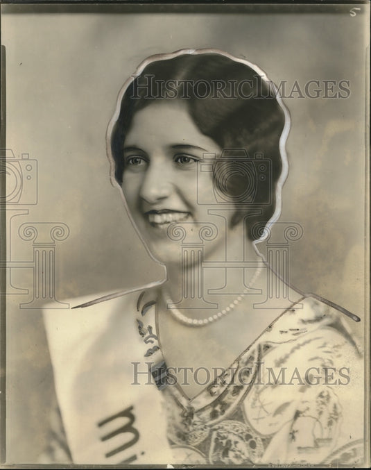 1929 Press Photo Winner of Michigan Cherry Festival Margaret Bachi- Historic Images