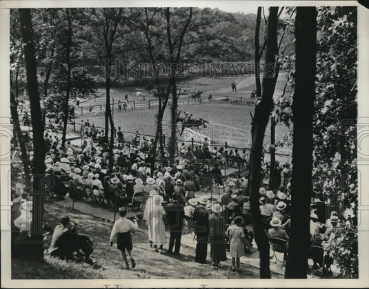 1934 Press Photo Fort Meyer Army Relief Horse Race Benefit - Historic Images