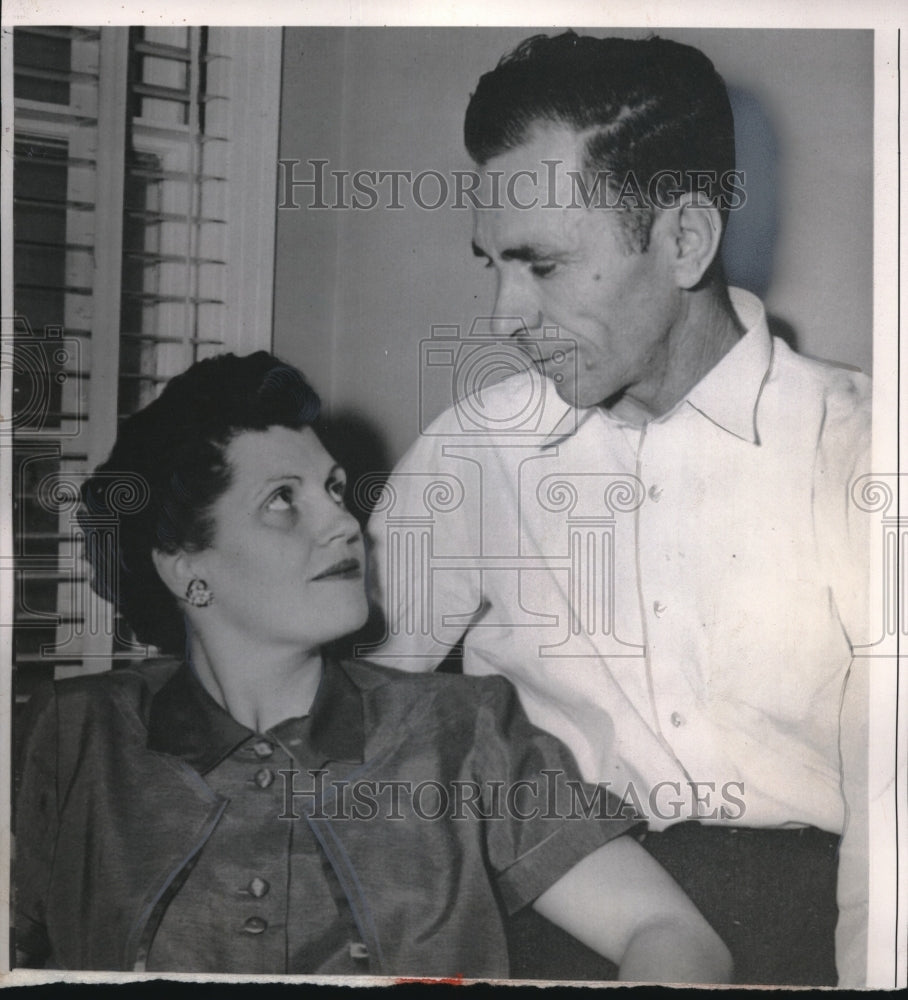 1957 Press Photo Memphis, Tn Mr &amp; Mrs C Lester Blaylock will have quintuplets- Historic Images