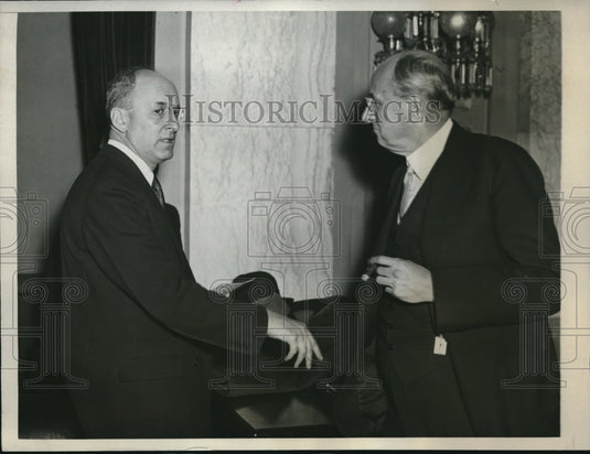 1934 Press Photo Secretary Of The Treasury Henry Morgenthau - Historic Images