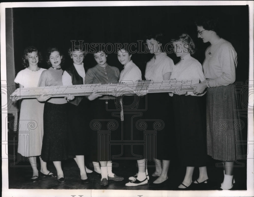 1955 Press Photo Chicago IllInstitute of Tech, Peters,Mueller,Govedaria, - Historic Images