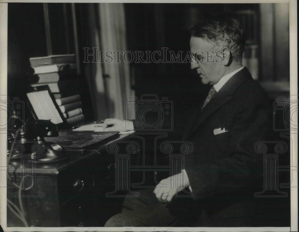 1930 Press Photo Englewood, NJ Dwight W Morrow,former US Amb to Mexico- Historic Images