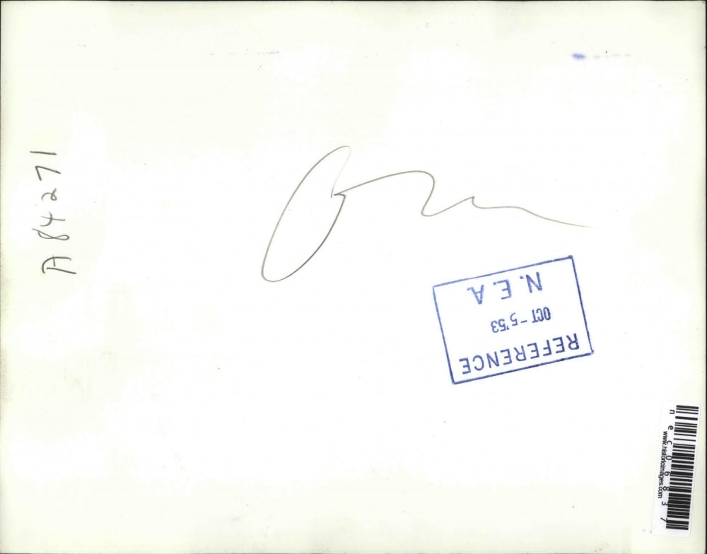 1953 Press Photo President Eisenhower attacked by the media at press conference