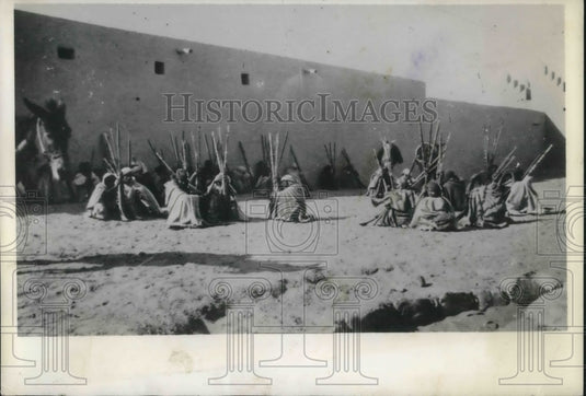 1934 Press Photo French Foreign Legion garrison at Akka,Africa - nec06857