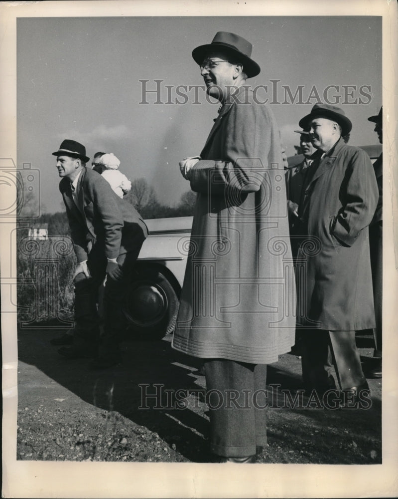 1948 Press Photo Spectators at The Deep Run Hunt- Historic Images