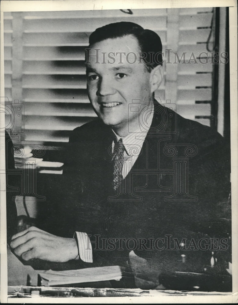 1938 Press Photo John Langan Seeks Custody Of His Daughter- Historic Images