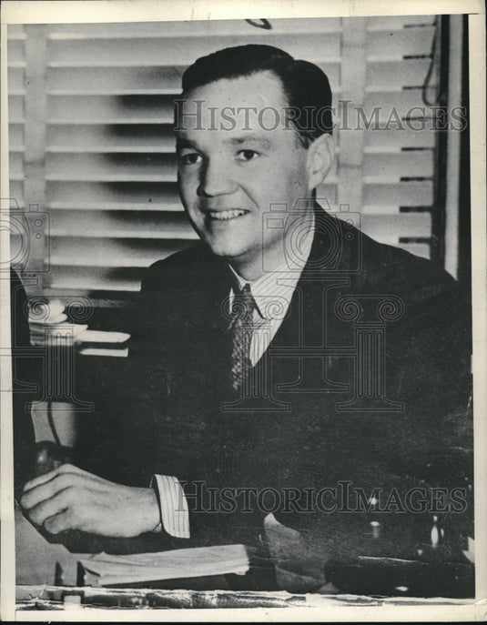 1938 Press Photo John Langan Seeks Custody Of His Daughter- Historic Images