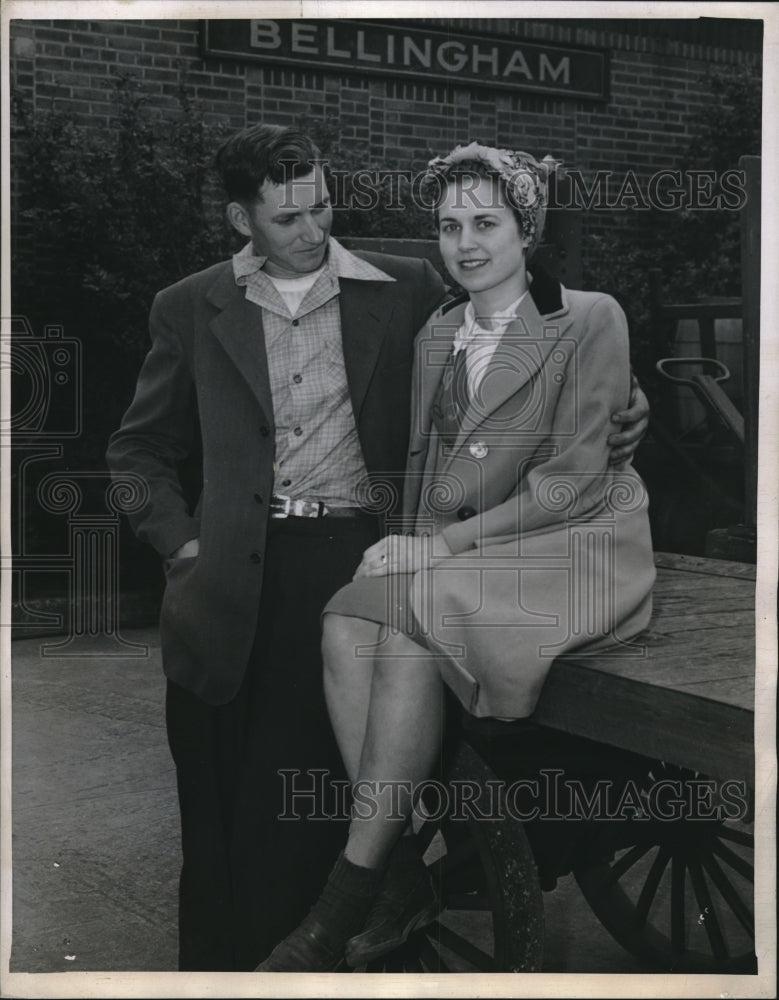 1946 Press Photo Teacher Lois Jenschlag Convicted Of Delinquency Charge- Historic Images