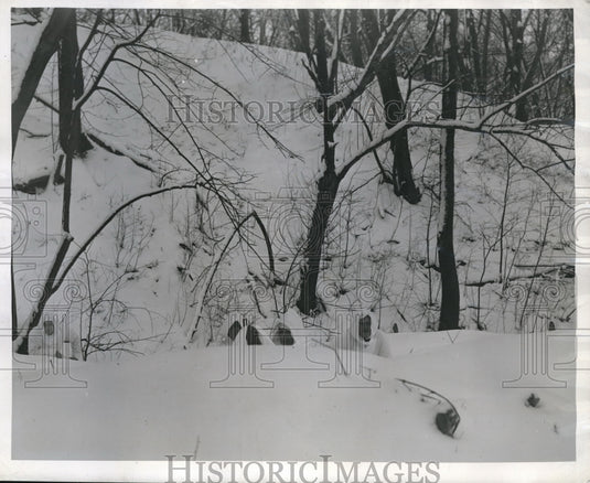1942 Press Photo Disguised Machine Gun Wisconsin Reserve Officer Training Corps