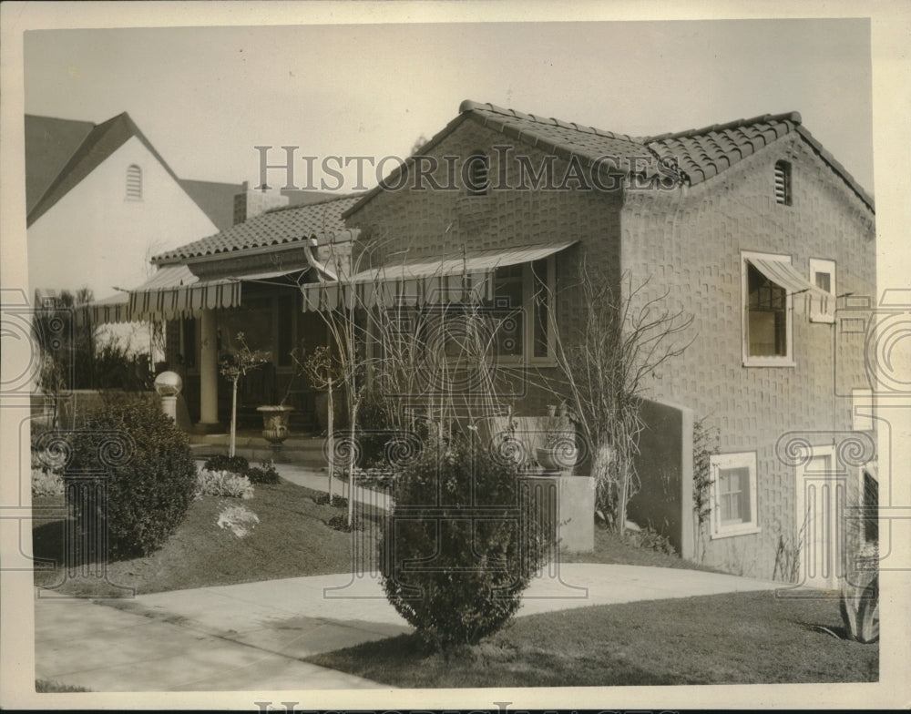 1927 Press Photo Home of Mrs.  George Horace M. Gross who Married George Carson- Historic Images