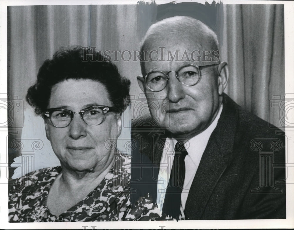 1966 Press Photo Golden Anniversary of Mr. and Mrs. Orville Peugh