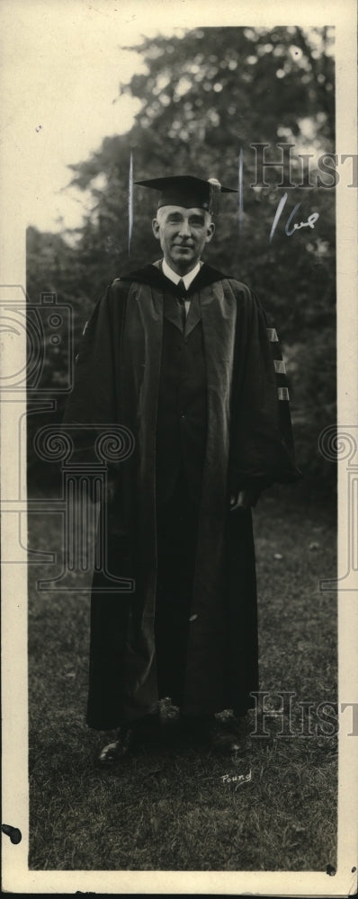 1925 Press Photo Dr. J. Martin Thomas, Inauguration of 12th President at Rutgers