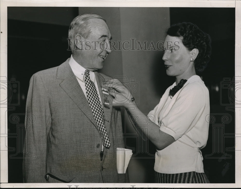 1936 Press Photo David Reed at the opening of Republican National Convention